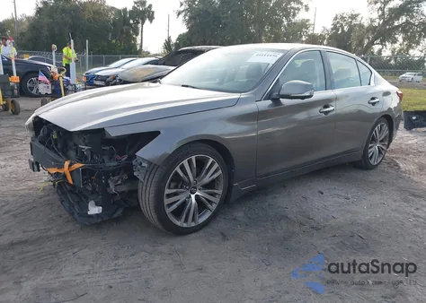 2019 Infiniti Q50 3.0T Luxe from USA, damaged, VIN JN1EV7AP9KM511149